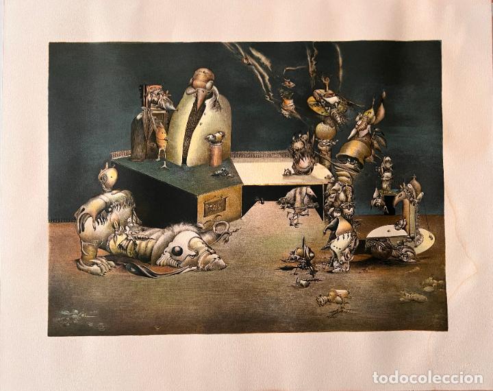 Arte: Sven Erik Johansson , Sweden 1925 2020 , litograf&iacute;a firmada de 1980