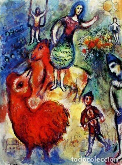 Arte: MARC CHAGALL - El Circo. Edicion de 333 ejemplares - Foto 1