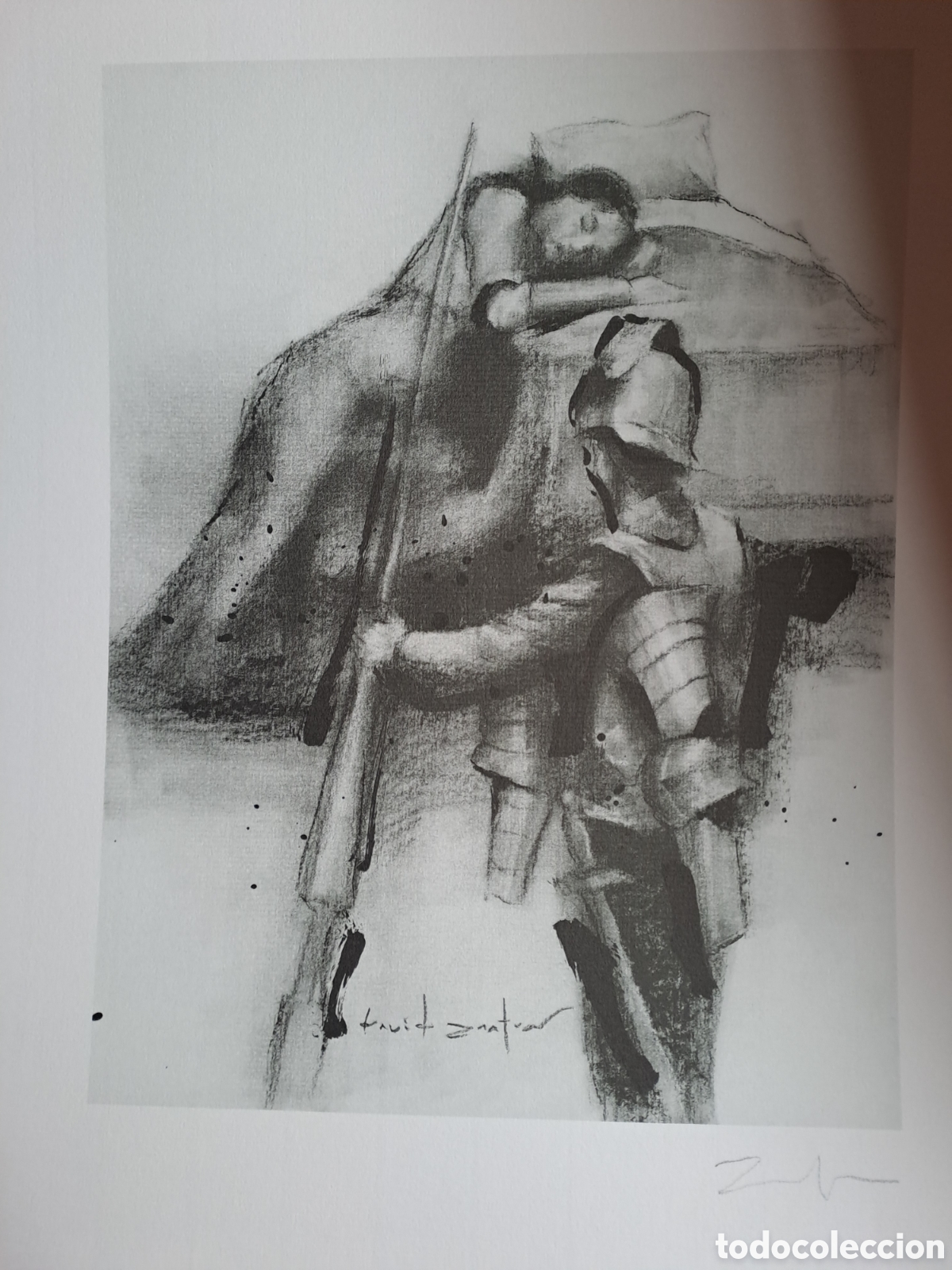 Arte: Litograf&iacute;a Fantas&iacute;as Amorosas del Quijote- David Zafra