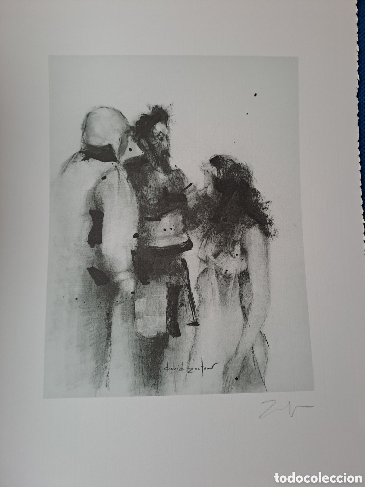 Arte: Litograf&iacute;a Fantas&iacute;as Amorosas- David Zafra