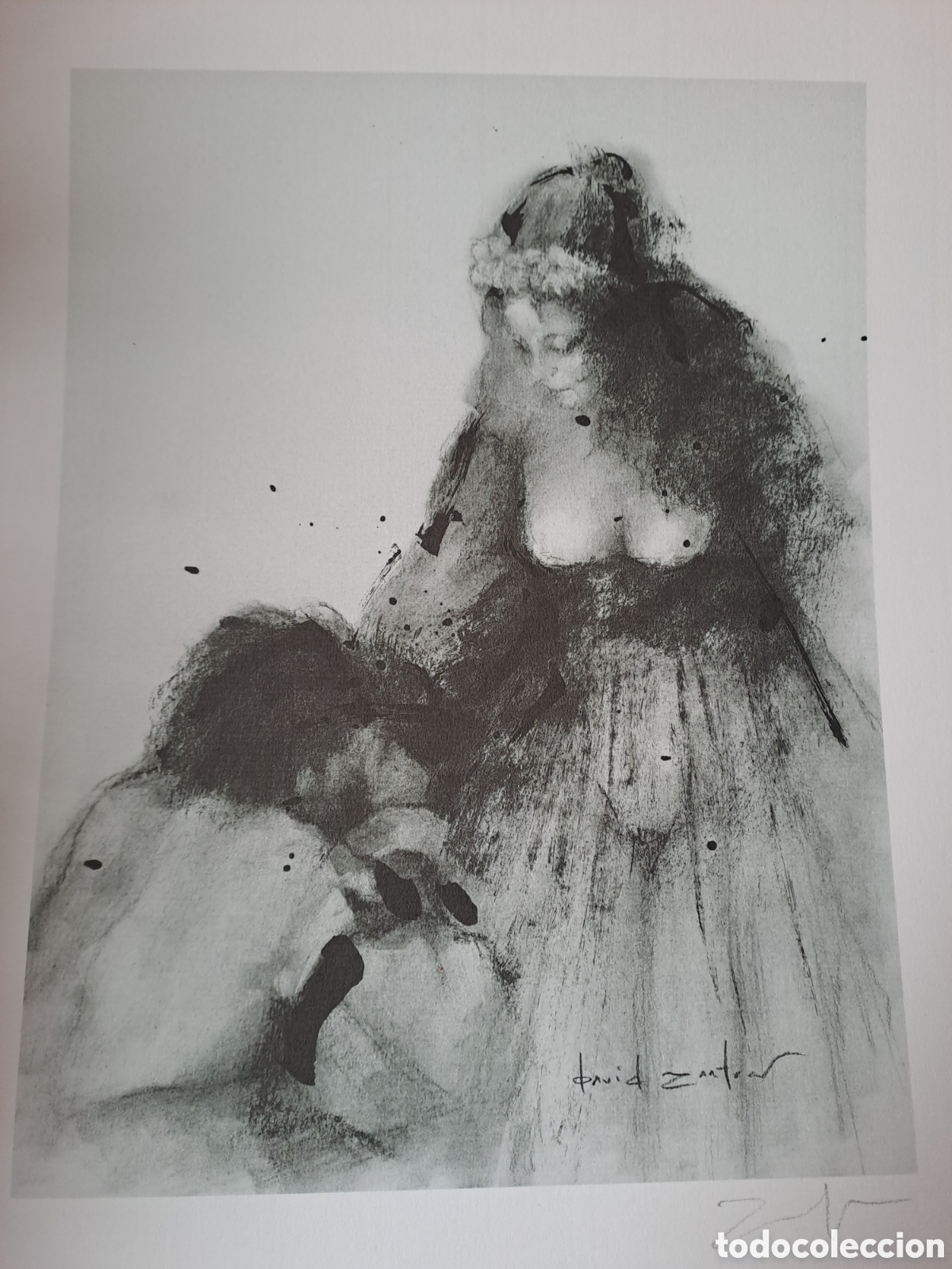 Arte: Fantas&iacute;as Amorosas Quijote Litograf&iacute;a David Zafra