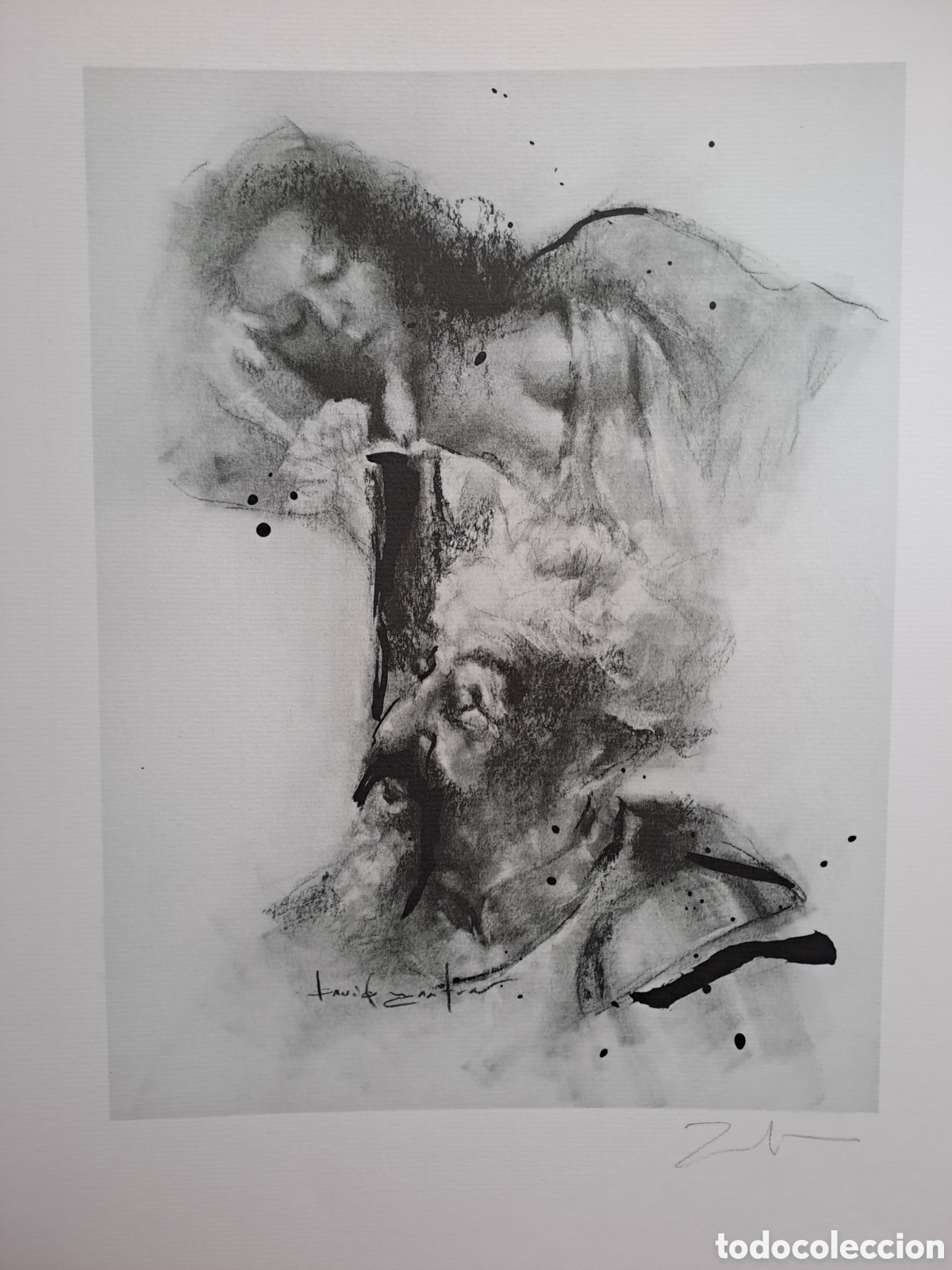 Arte: Fantas&iacute;as Amorosas Quijote Litograf&iacute;a David Zafra