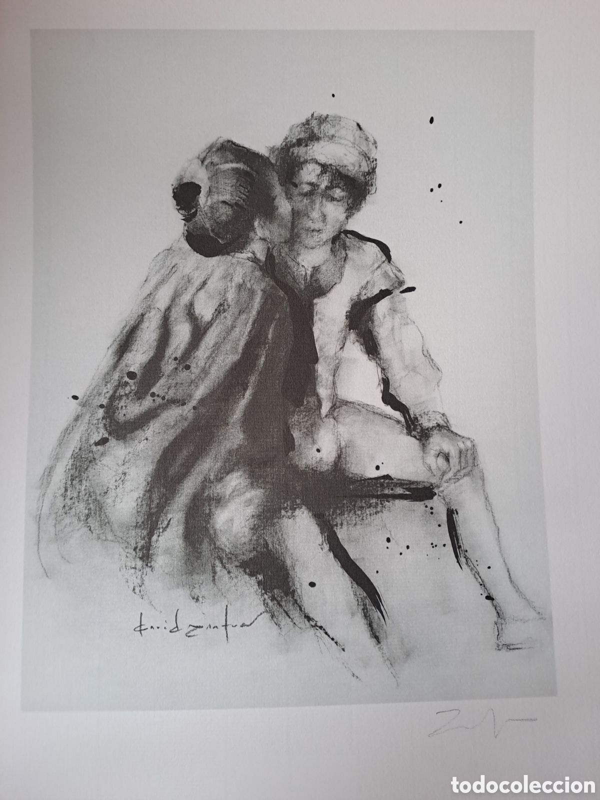 Arte: Fantas&iacute;as Amorosas Quijote Litograf&iacute;a David Zafra