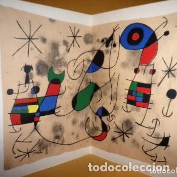 Arte: LITOGRAFIA ORIGINAL DE JOAN MIR&Oacute;. - Foto 3