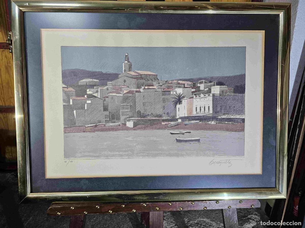 Arte: LITOGRAFIA DE CADAQUES FIRMADA BUSQUETS - Foto 1