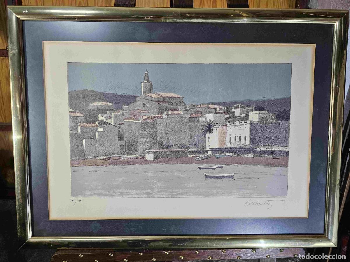 Arte: LITOGRAFIA DE CADAQUES FIRMADA BUSQUETS - Foto 4