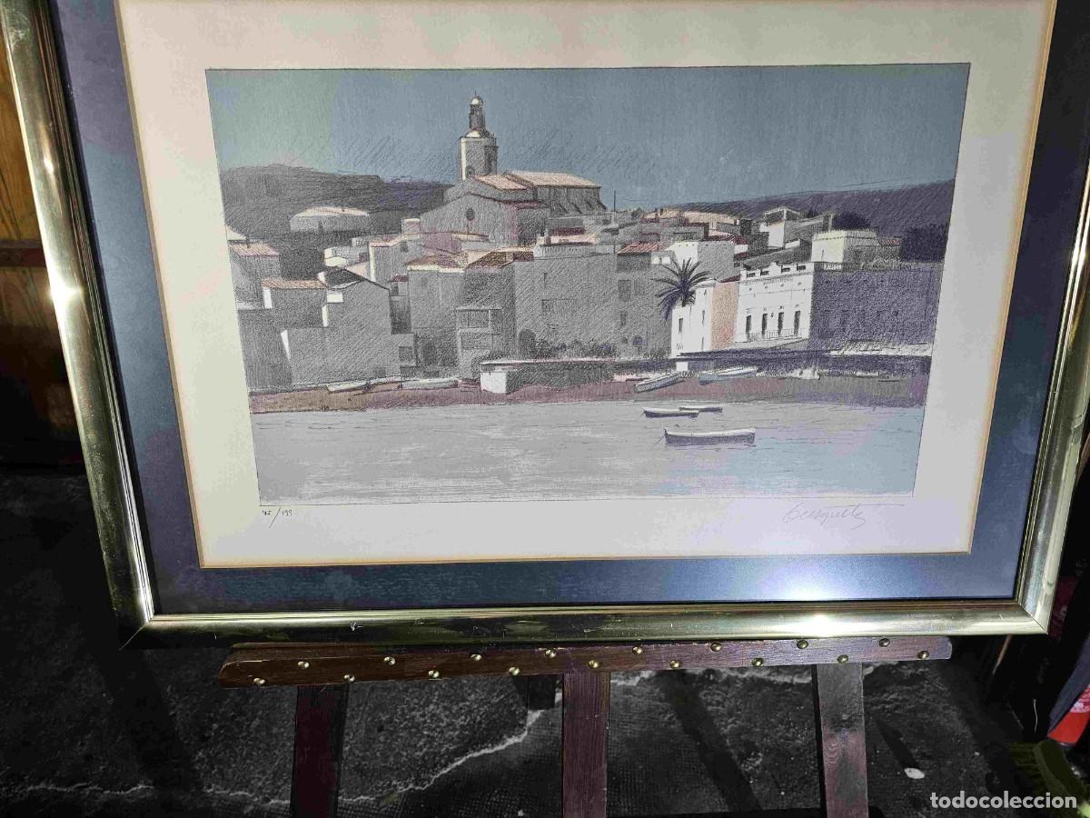 Arte: LITOGRAFIA DE CADAQUES FIRMADA BUSQUETS - Foto 8
