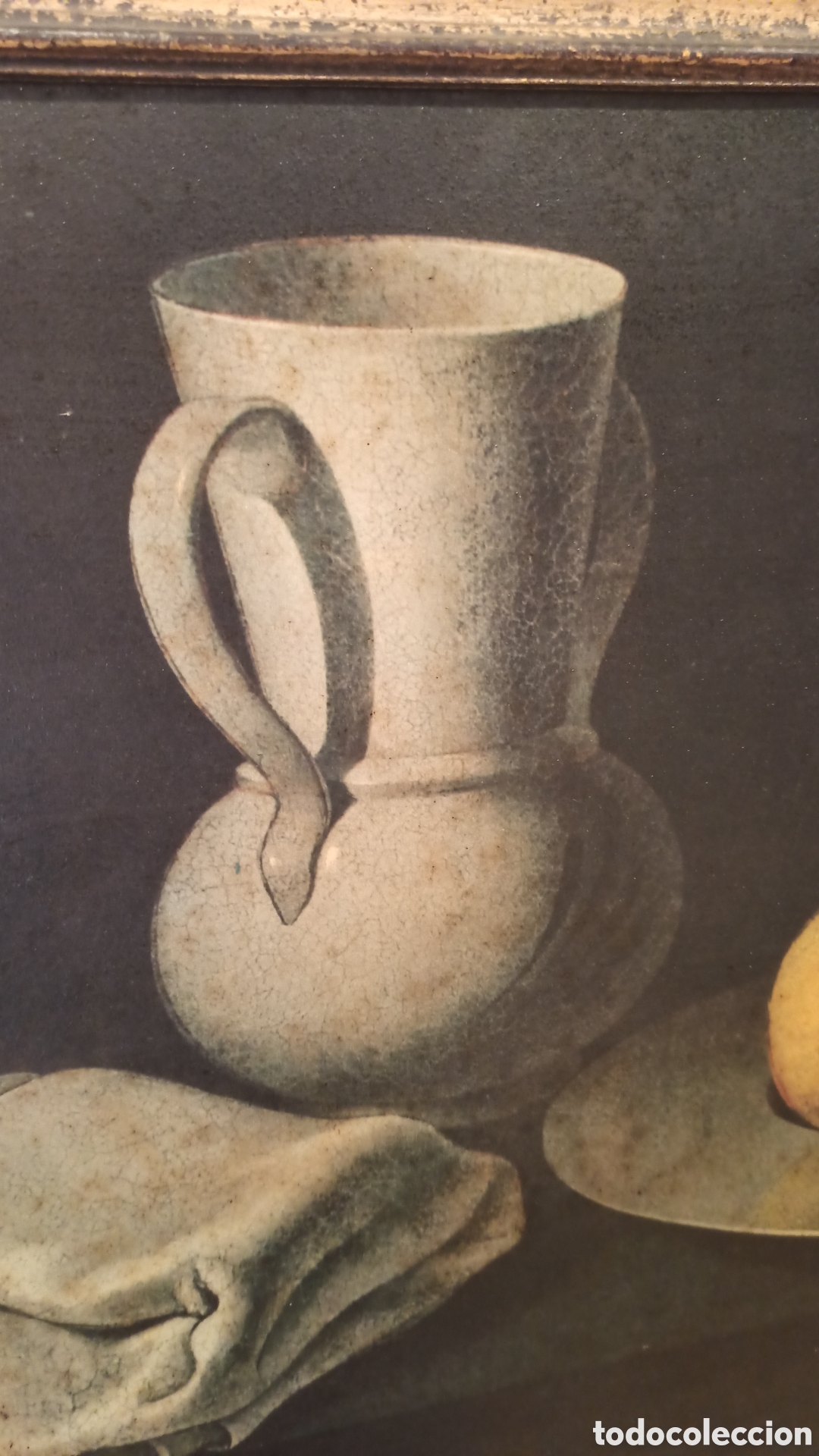 Arte: Cuadro con bodeg&oacute;n, litograf&iacute;a 90 x 56 - Foto 2
