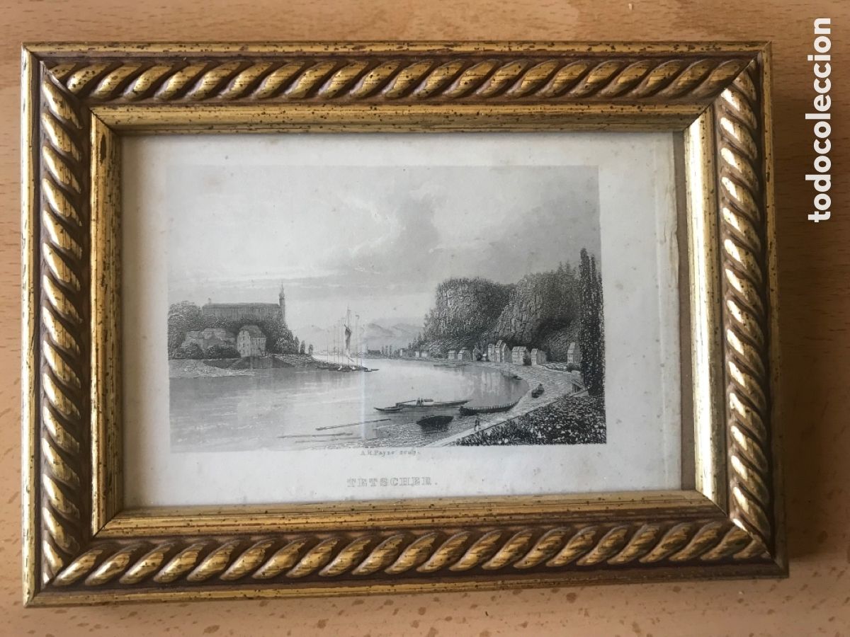 Arte: Litografia enmarcada de TETSCHER - Foto 1