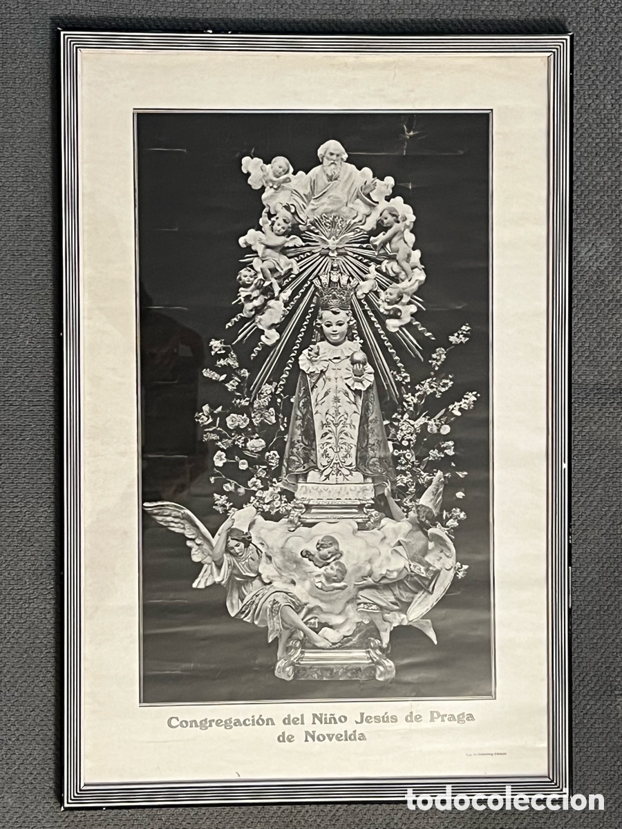 Arte: NOVELDA. Preciosa Estampa: Congregaci&oacute;n del Ni&ntilde;o Jesus de Praga (h.1940?) L&aacute; Gutemberg Valencia
