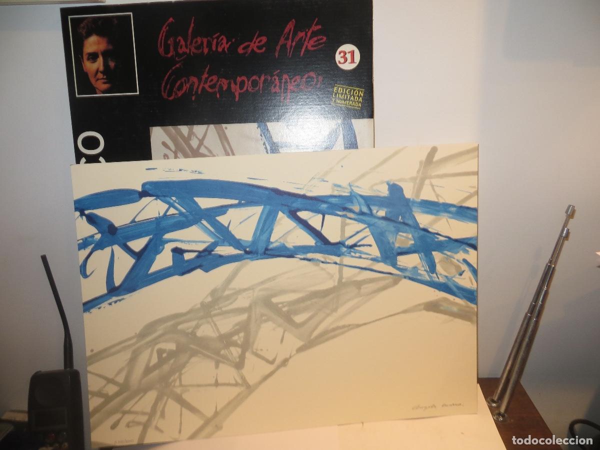 Arte: LITOGRAFIA DE ANGELES MARCO . GALERIA DE ARTE CONTEMPORANEO. NUMERADA Y FIRMADA.ENTREGA N&ordm;31