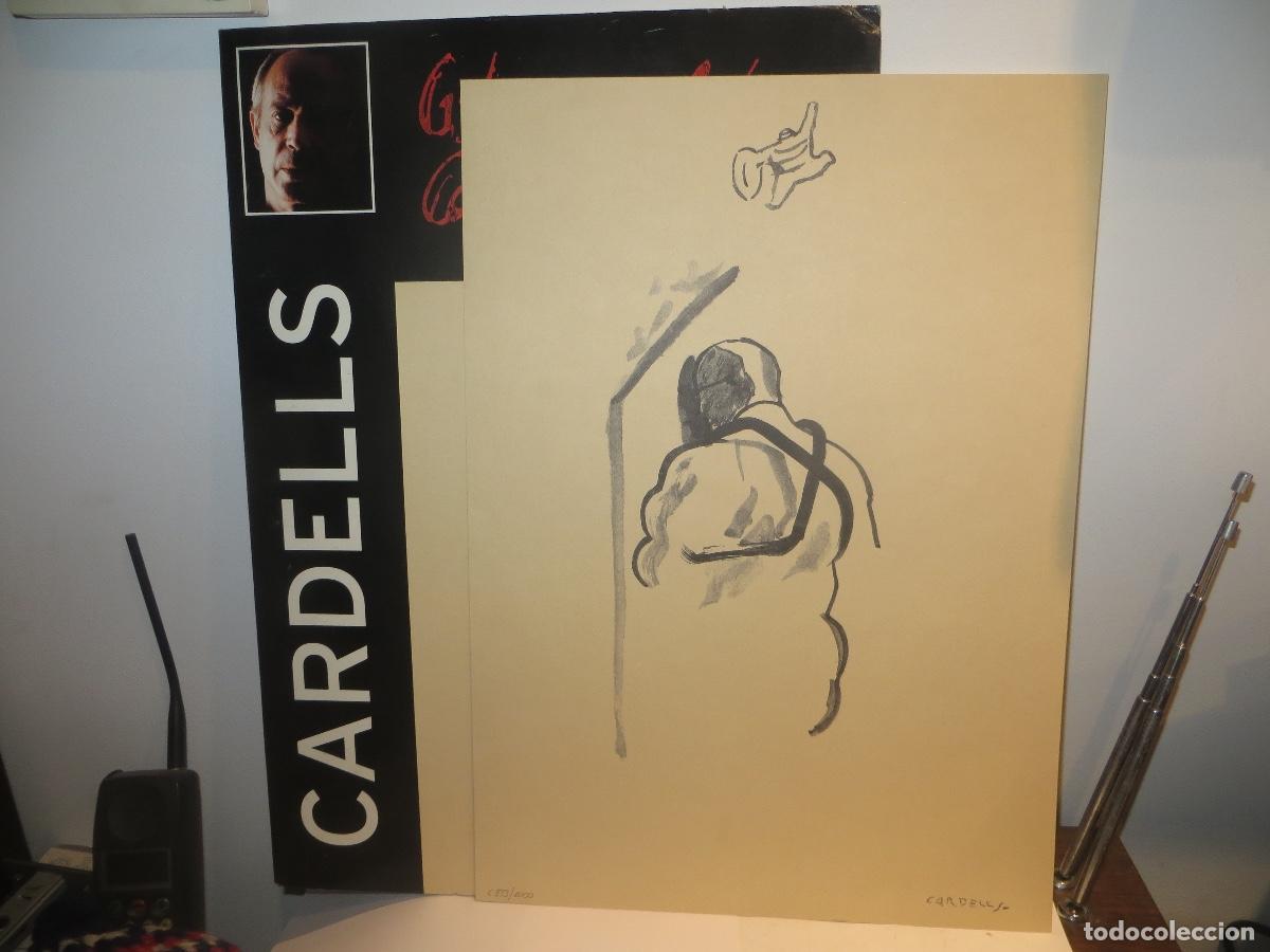 Arte: LITOGRAFIA DE CARDELLS . GALERIA DE ARTE CONTEMPORANEO. NUMERADA Y FIRMADA.ENTREGA N&ordm;38