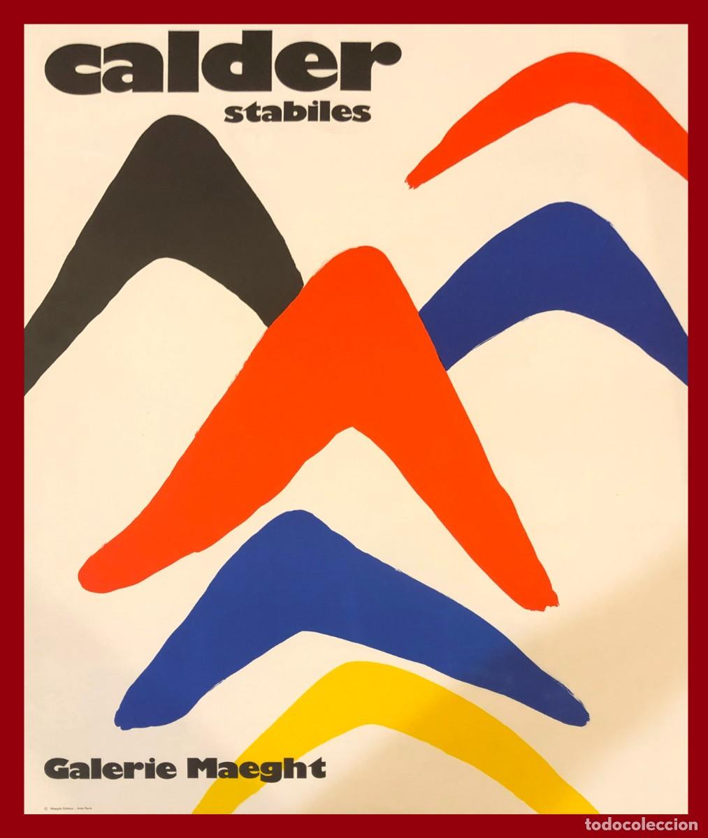 Arte: poster litografico CALDER 77X54 - Foto 1