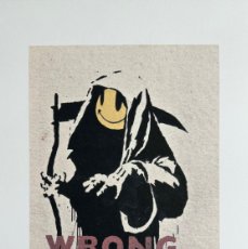 Arte: BANKSY LITHOGRAPH OFFSET 199 EX. NUMBERED 29.7 X 42 CM SIGNATURE CERTIFICATE