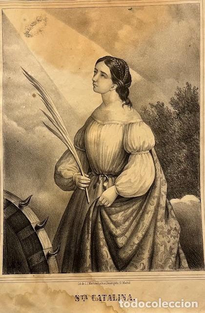 Arte: LITOGRAFIA S. XIX DE SANTA CATALINA DE MARTINEZ EDITOR, MADRID