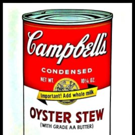 ANDY WARHOL * CAMPBELLS SOUP CONSOMME (OYSTER STEW) * LITOGRAFIA FIRMADA * LIMITADA # 83/100