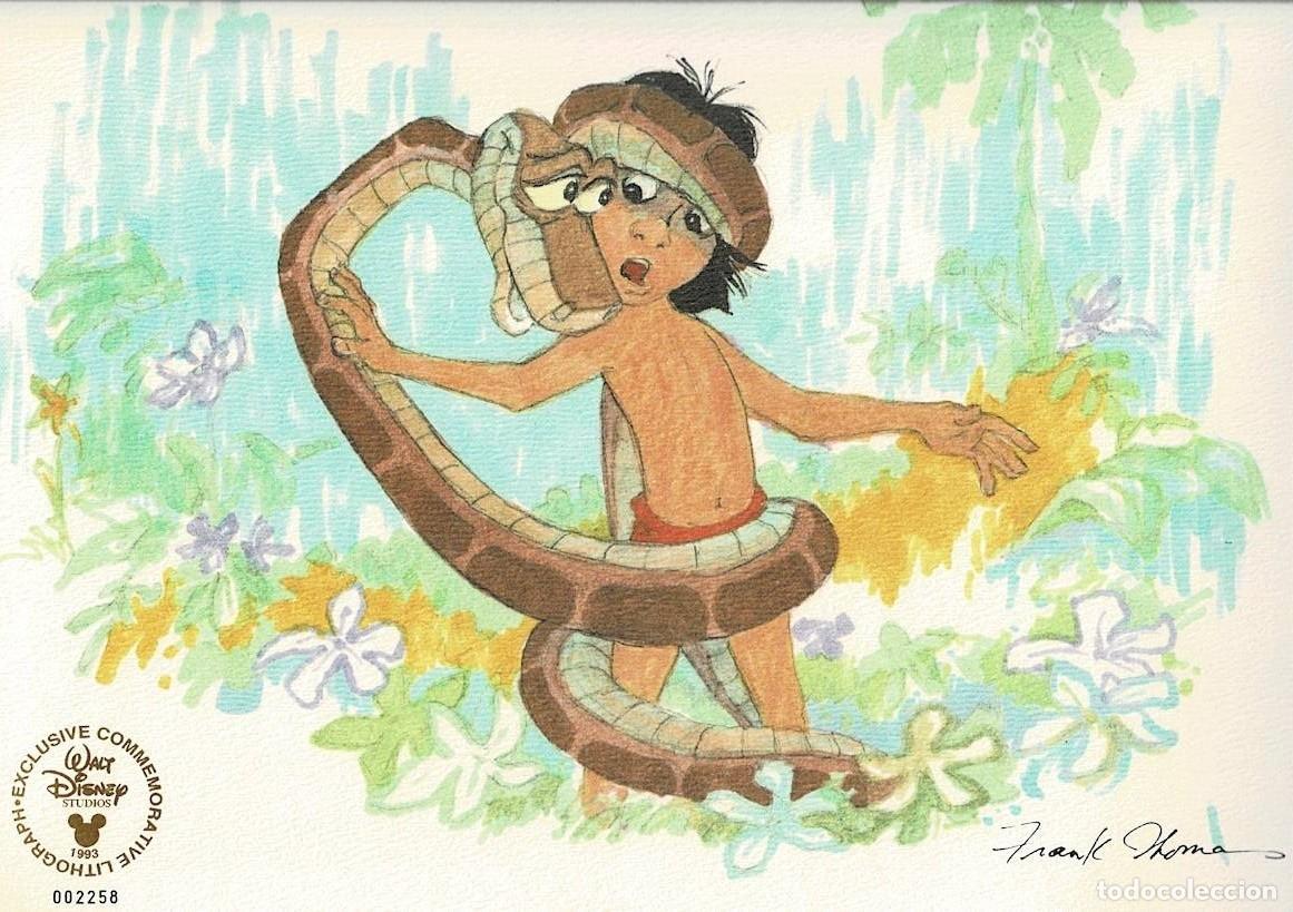 Arte: L32-34 Juego de DOS litografias de FRANK THOMAS y OLLIE JOHNSTON respectivamente, para