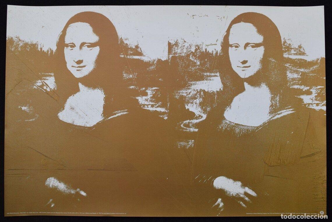 Arte: Andy Warhol: Mona Lisa, 130 X 86 cm. - Foto 1