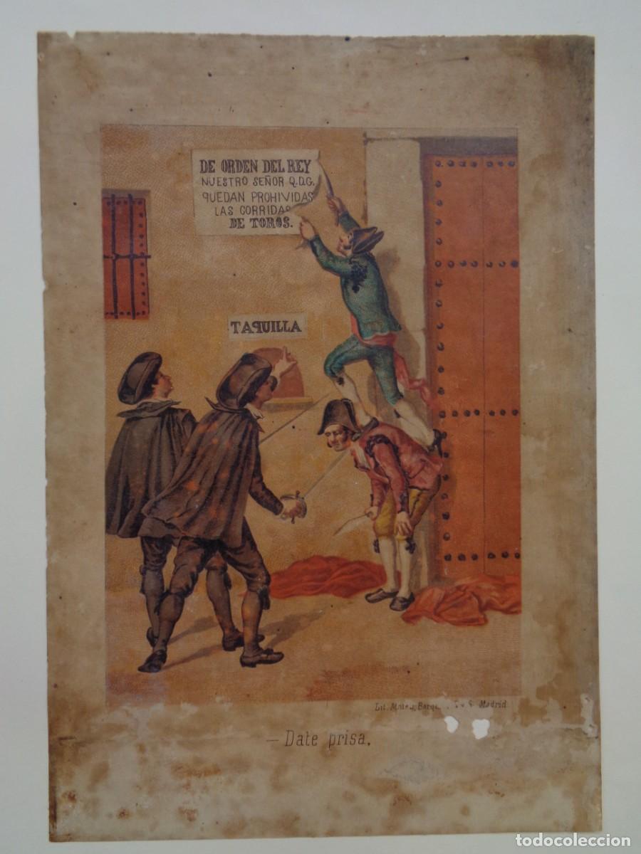 Kunst: ANTIGUA LITOGRAFIA : DATE PRISA