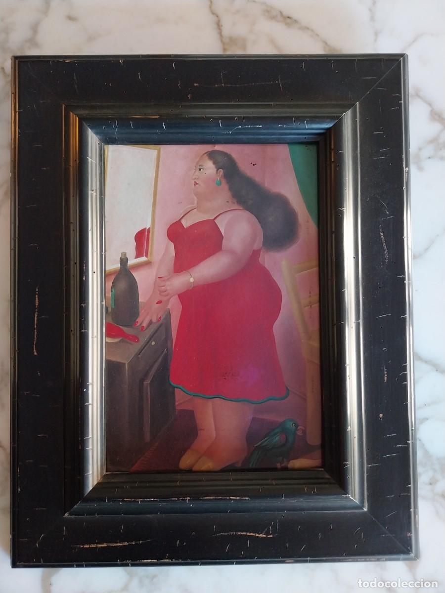 Kunst: Oleograf&iacute;a sobre cobre de Botero de 16,5cm x 25 cm (ancho por alto)