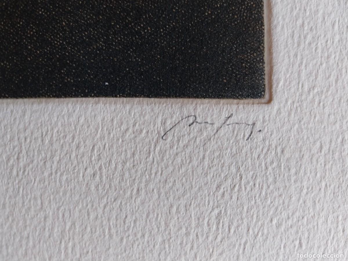 Arte: Litograf&iacute;a C&eacute;sar Luengo &rdquo;Ventana en invierno&rdquo; - Foto 3