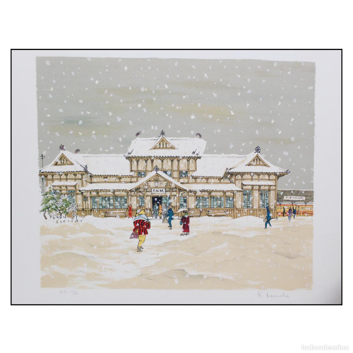 Arte: RIKICHIRO TOMITA - ANTIGUA ESTACI&Oacute;N TAISHA EN IZUMO - 1990