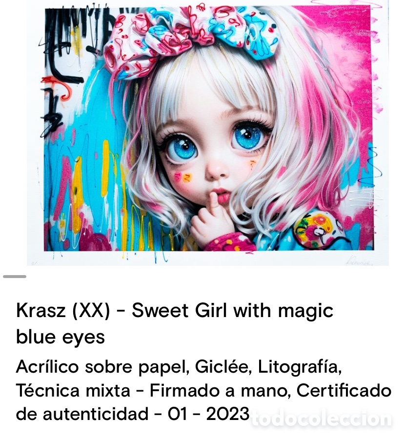 Arte: Krasz XX-sweet girl with magic blue eyes