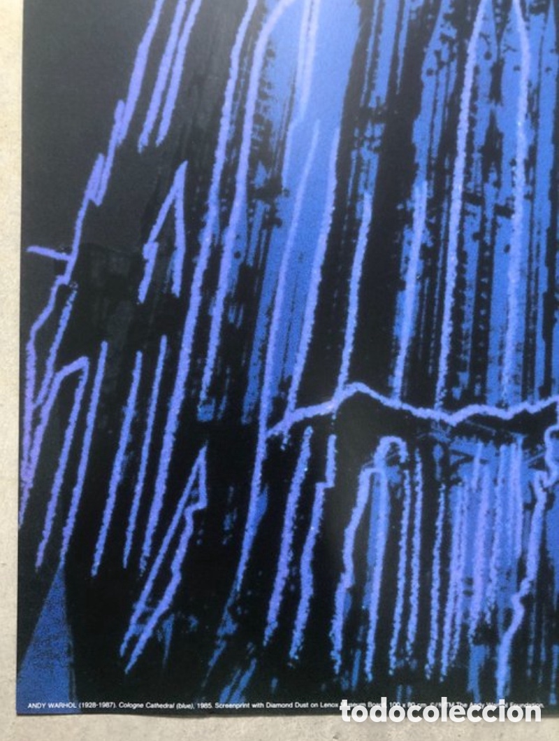 Arte: Andy warhol -cologne cathedral blue (70,5x100cm) - Foto 8