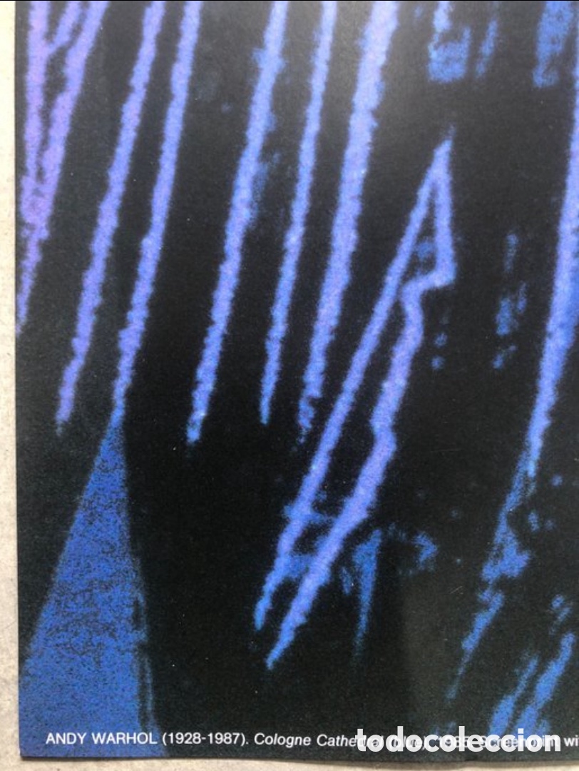 Arte: Andy warhol -cologne cathedral blue (70,5x100cm) - Foto 9