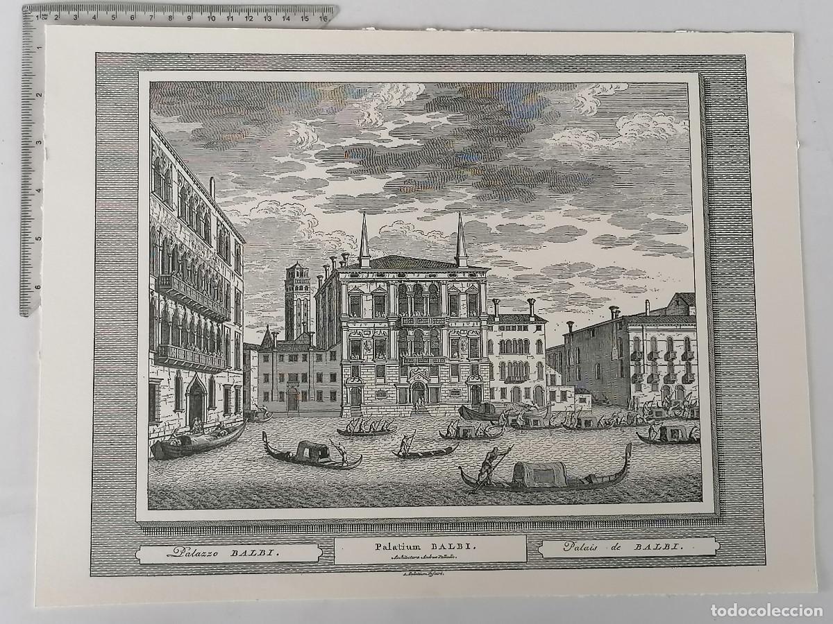 Arte: Palazzo Balbi - Palatium Balbi Architectura Andreae Palladio Palatium Foscari - Palais de Balbi