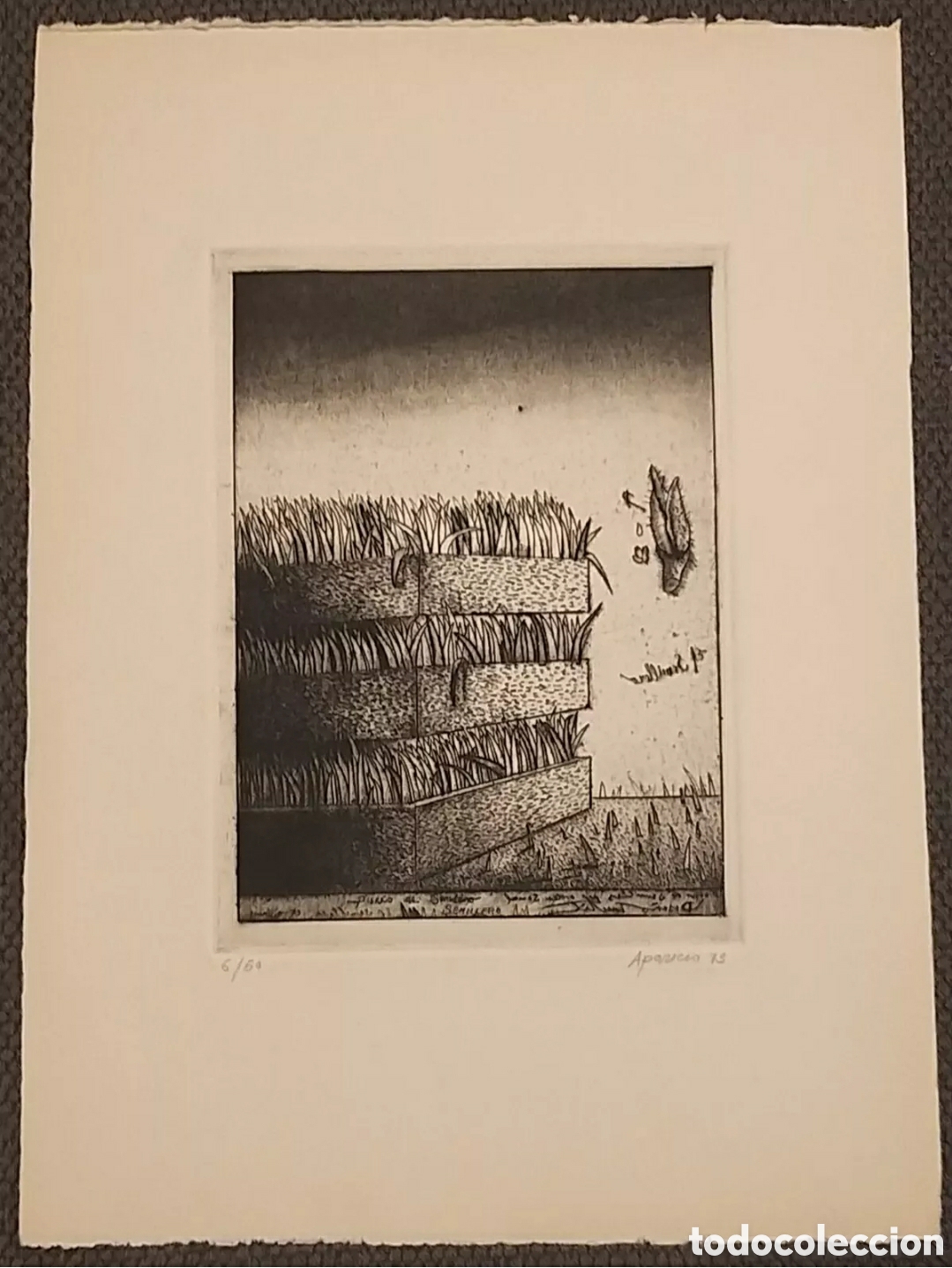 Arte: Gerardo Aparicio Grabado 1973 - Foto 1