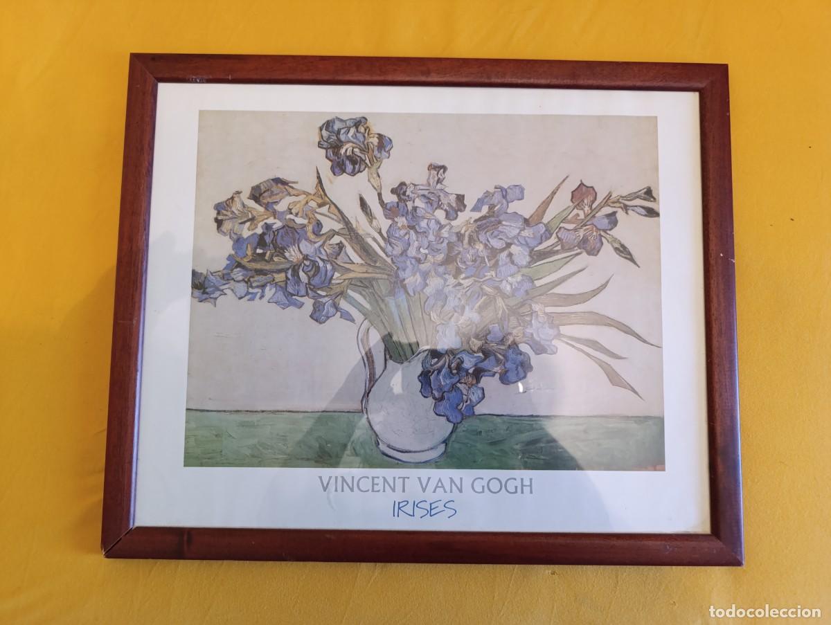Arte: Cuadro con litograf&iacute;a de van gogh - Foto 1