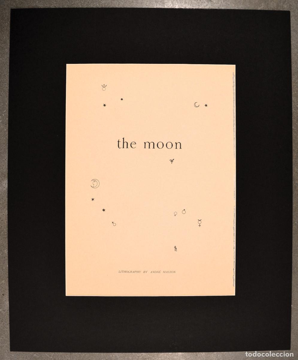 Arte: The Moon. Lithography by Andr&eacute; Masson. 1938 - Foto 2