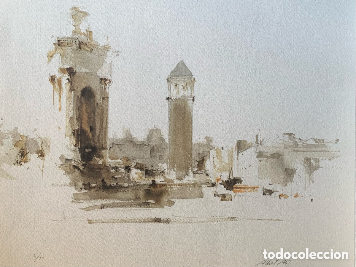 Arte: Pla&ccedil;a Espanya de Albert Al&iacute;s - Foto 1