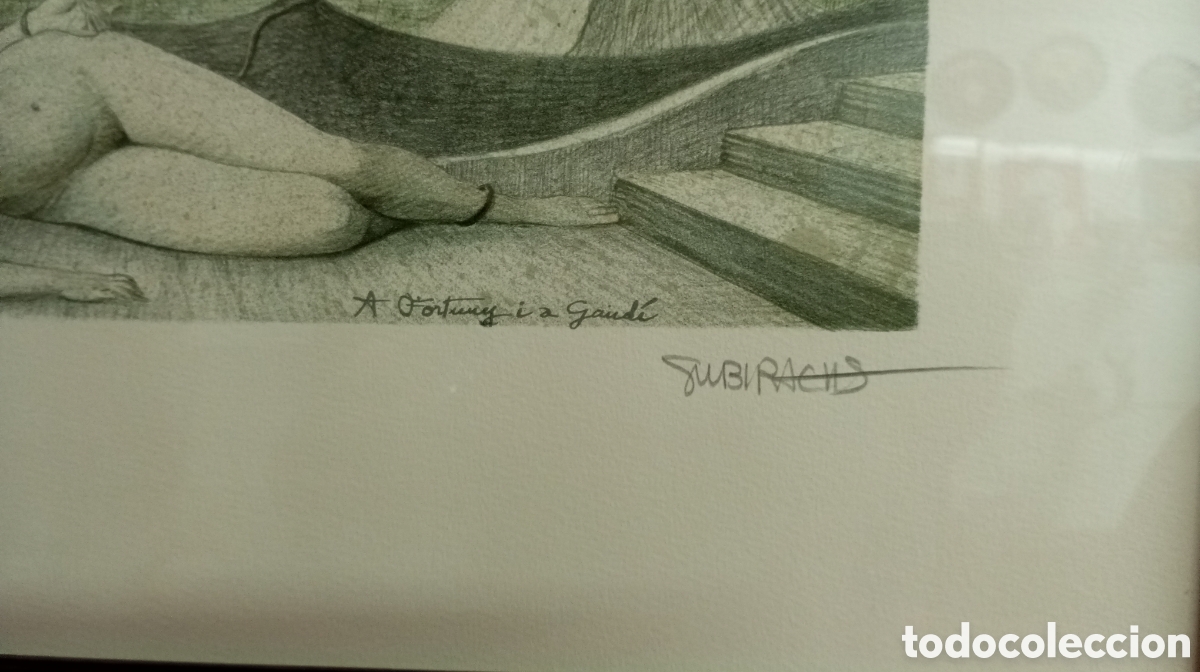 Arte: Litograf&iacute;a de Jos&eacute; M.Subirachs Numerada - Foto 2