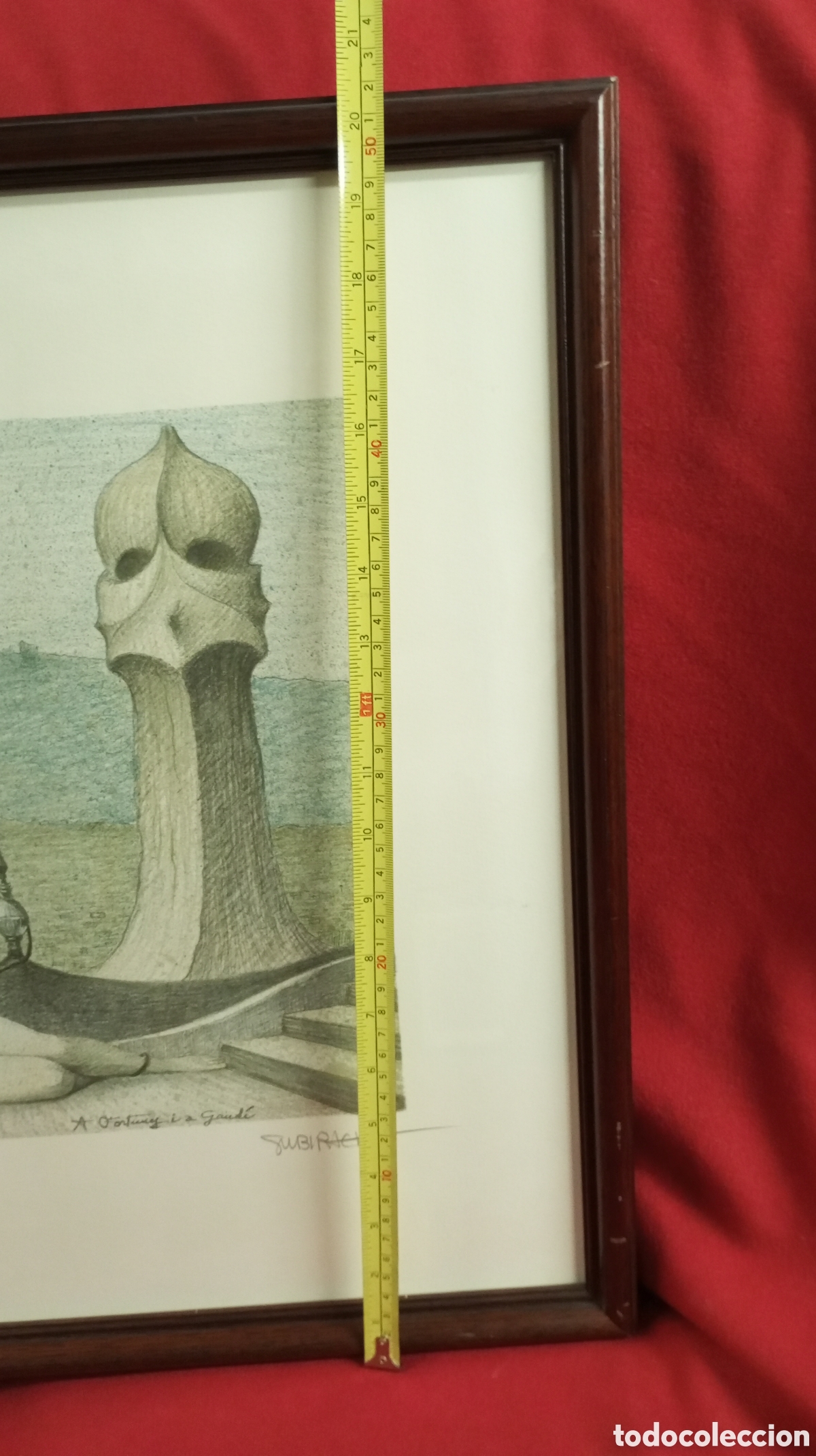 Arte: Litograf&iacute;a de Jos&eacute; M.Subirachs Numerada - Foto 5