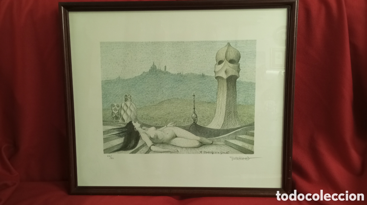 Arte: Litograf&iacute;a de Jos&eacute; M.Subirachs Numerada - Foto 1