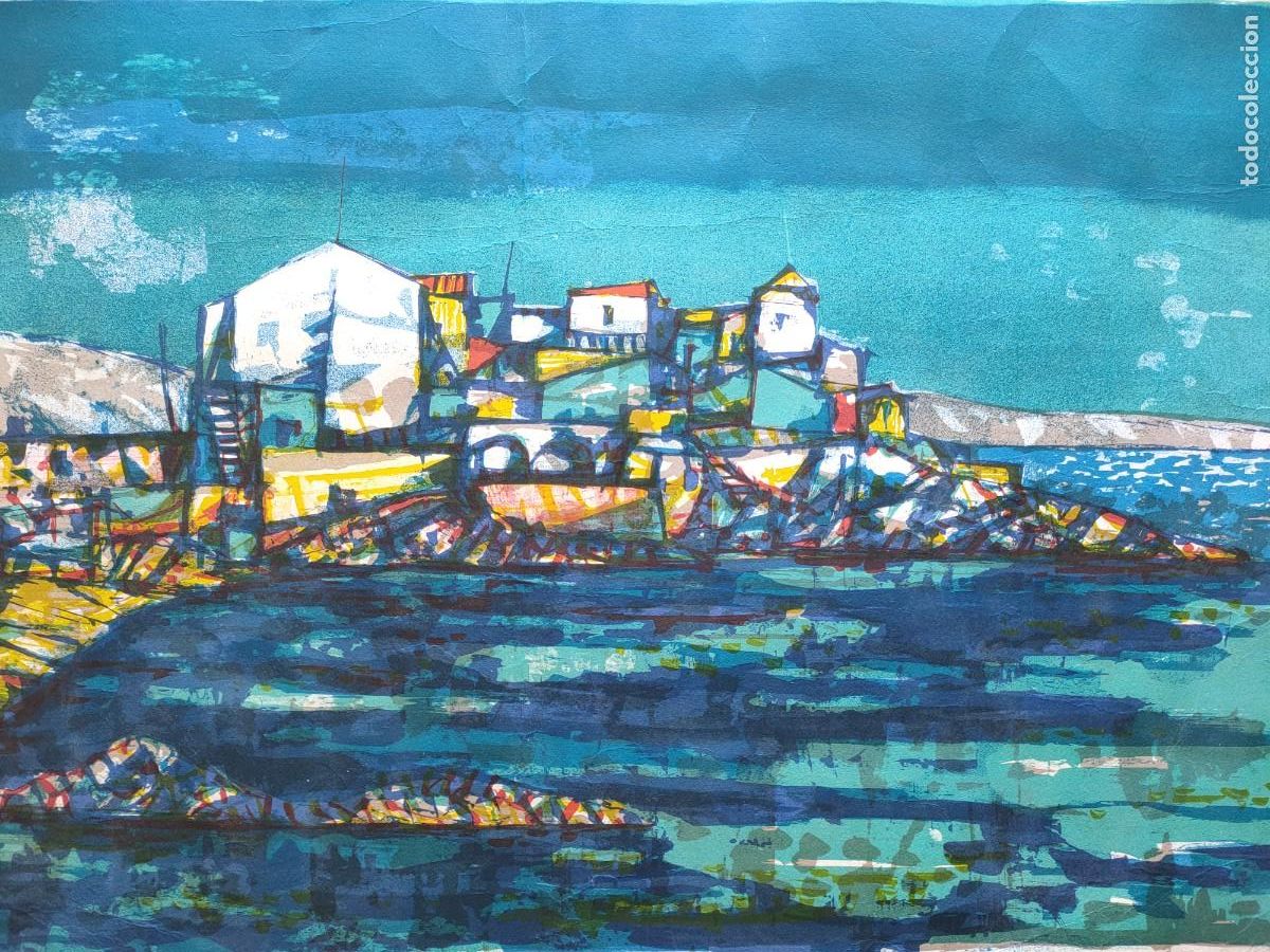 Arte: Miguel Ibarz Roca (1920-1987) litografia original firmada y numerada