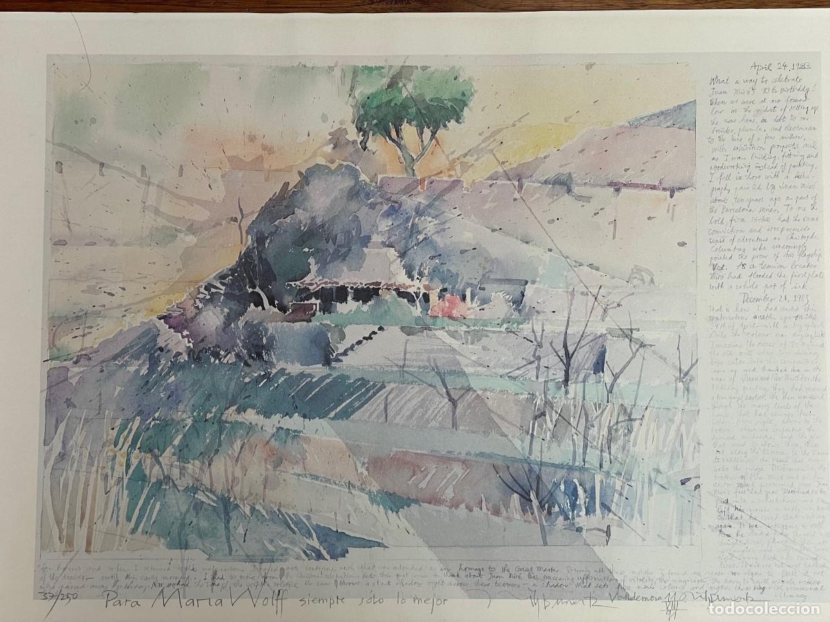 Arte: Litografia Nils Burwitz &rdquo;Valldemossa&rdquo; - Foto 1
