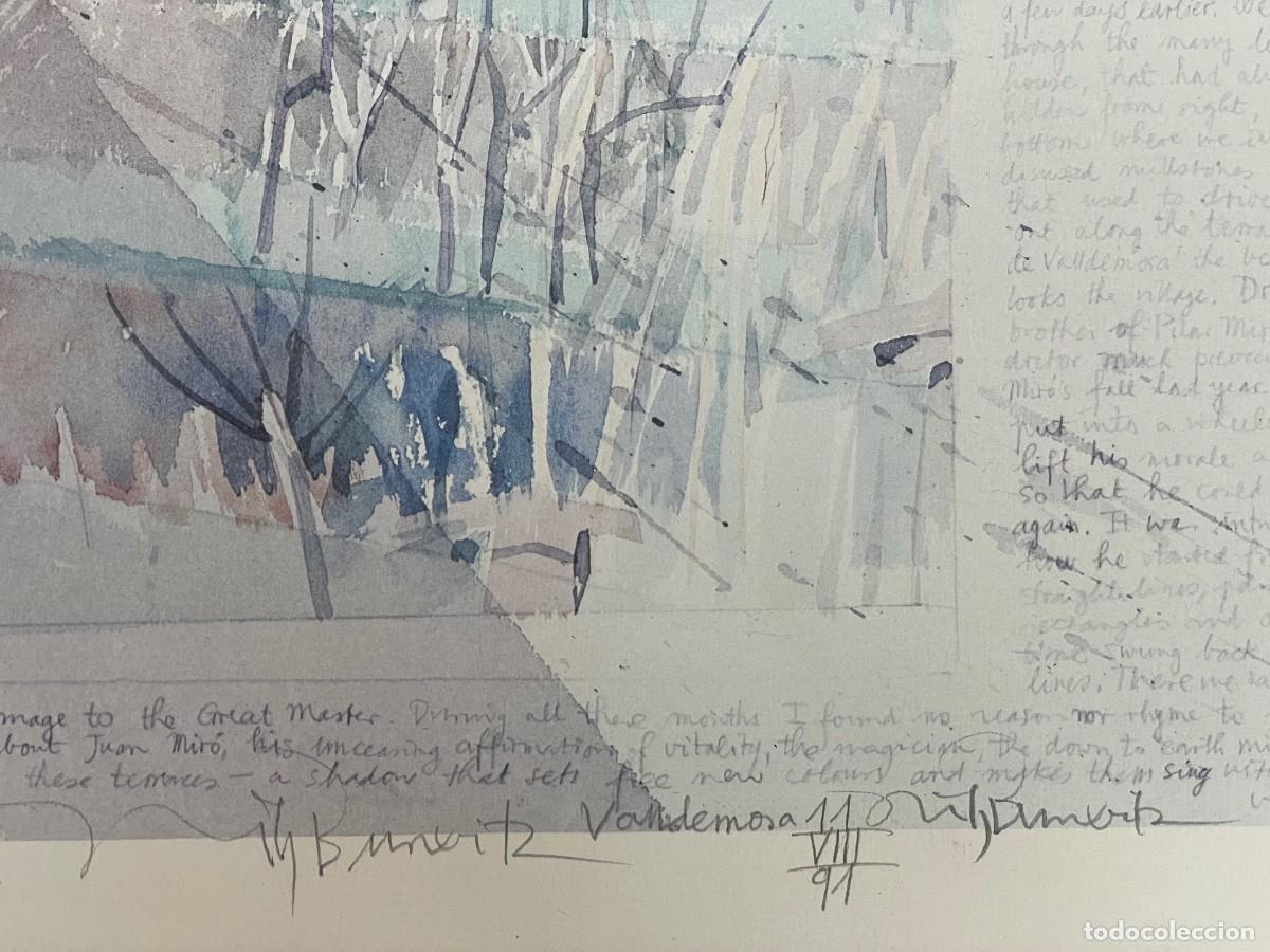 Arte: Litografia Nils Burwitz &rdquo;Valldemossa&rdquo; - Foto 3