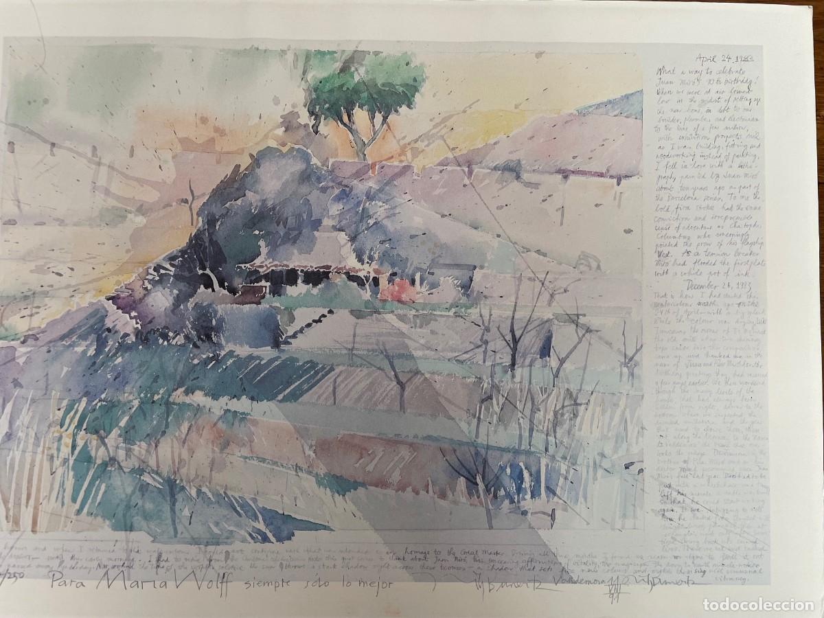 Arte: Litografia Nils Burwitz &rdquo;Valldemossa&rdquo; - Foto 6