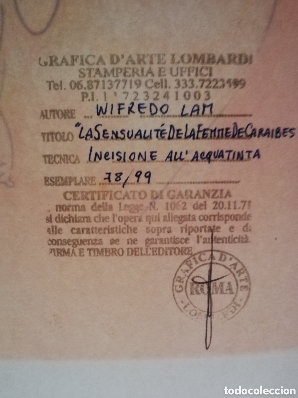 Arte: Litografia de wifredo lam - Foto 5
