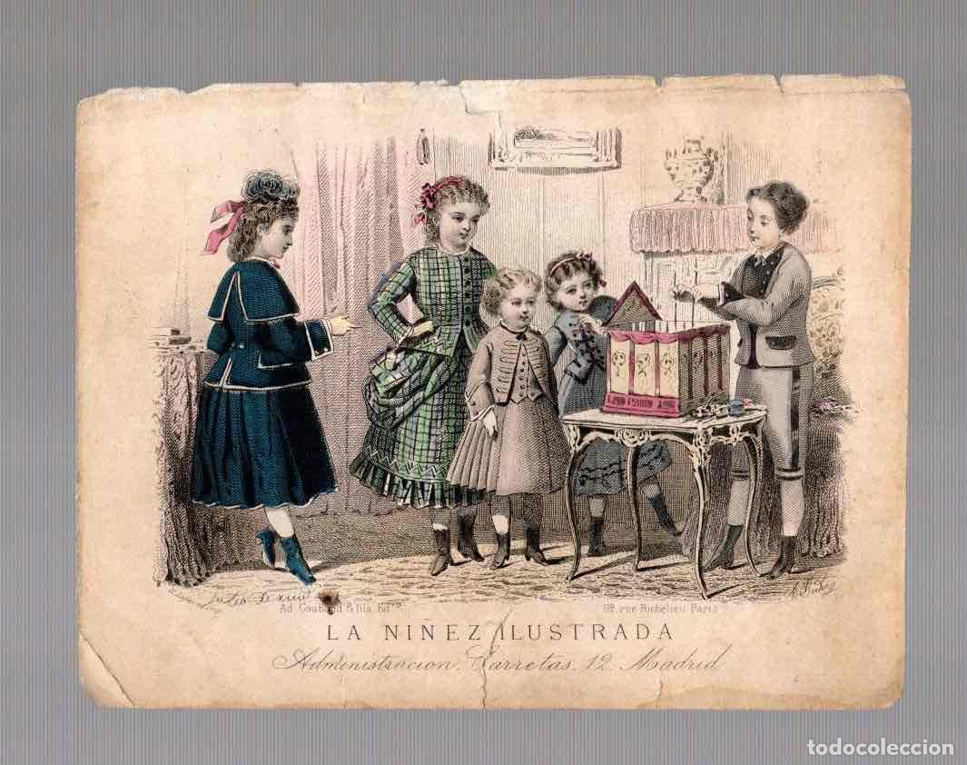 Arte: LITOGRAFIA LA NI&Ntilde;EZ ILUSTRADA. SIGLO XIX