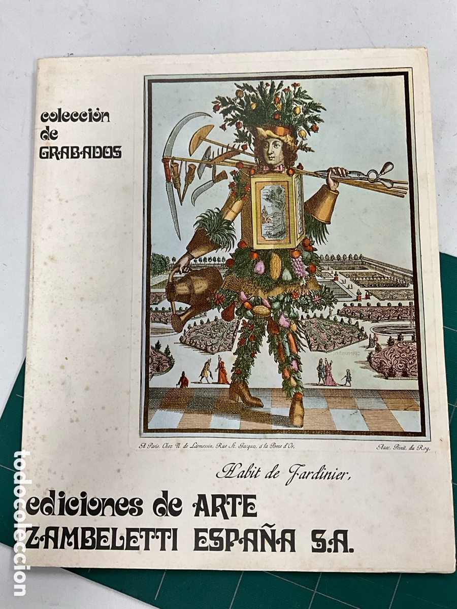 Arte: Colecci&oacute;n de 6 gravados de profesiones