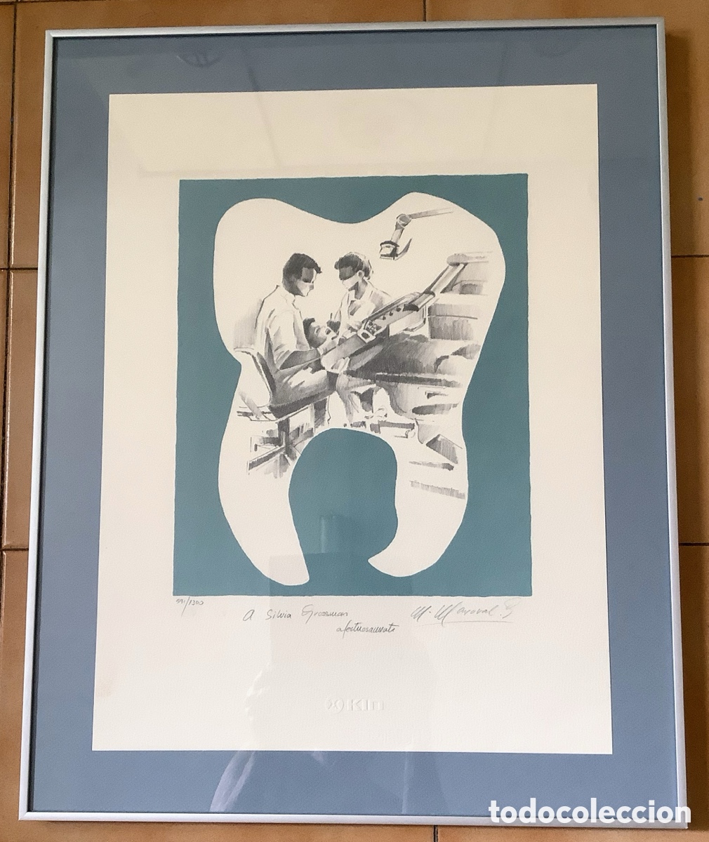 Arte: Litograf&iacute;a enmarcada de Manuel Mayoral - Foto 1