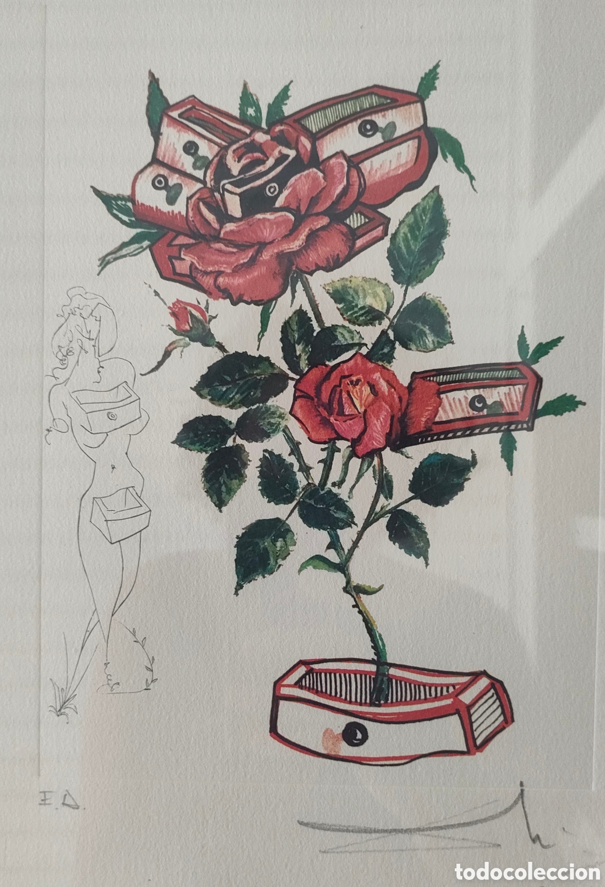 Arte: Litograf&iacute;a Salvador Dal&iacute; - Foto 1