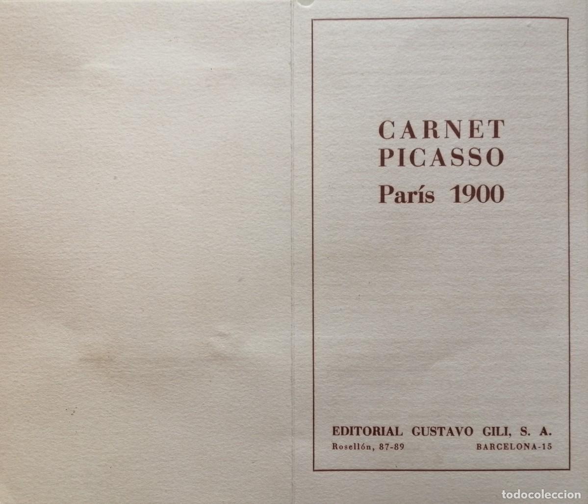 Arte: Carnet Picasso, Paris 1900. Edici&oacute;n facsimil - Foto 2