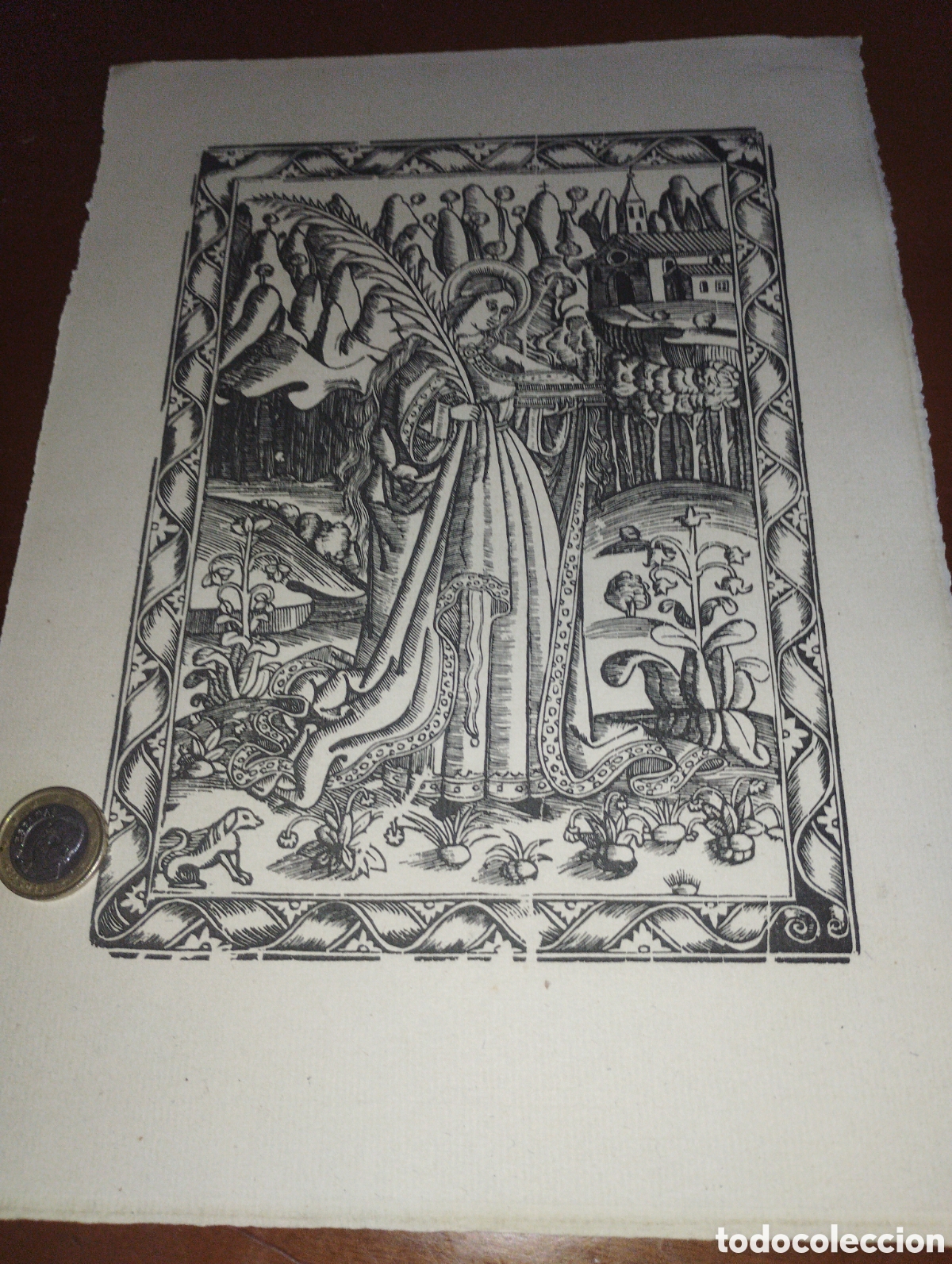 Arte: Litograf&iacute;a de Nuestra Se&ntilde;ora de Montserrat??