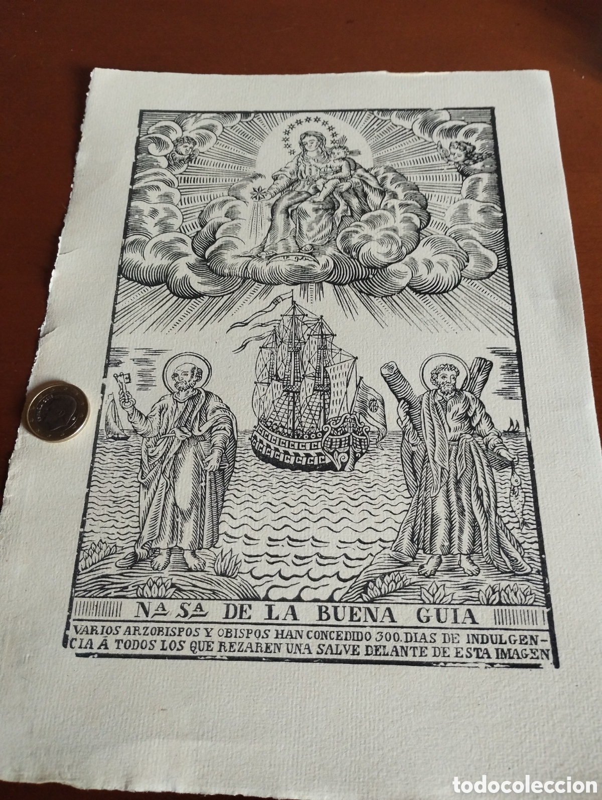 Arte: Litograf&iacute;a de Nuestra Se&ntilde;ora de la Buena Guia