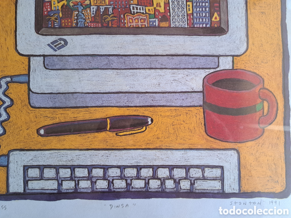 Arte: Litograf&iacute;a de Philip Stanton, de 1991 - Foto 5